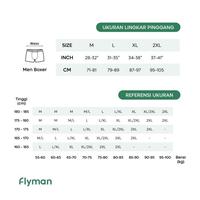 Gambar Flyman Celana Dalam Pria Boxer Tencel 3 Pcs Fm 3244 -Gratisongkir - M dari LikeYou18 undefined 3 Tokopedia