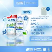 Gambar Spesial [BUNDLE] Biodef Sabun Mandi Cair Paket Refill Pouch 800ml dan Pump 550ml| Sabun Mandi Cair Untuk Meredakan Jerawat Punggung, Back Acne, Minyak Pada Kulit, Sensitif, dan Kulit Kering - green tea dari yuniyuni shopping undefined 3 Tokopedia