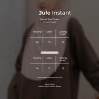 Gambar YEPPUSHOP X JULIA PRASTINI - JULE INSTANT | Basic Pashmina Oval Instant Rayon Super Flowly Adem - Milo dari Slalulariss undefined 5 Tokopedia