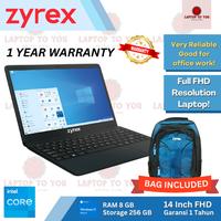 Gambar ZYREX NOTEBOOK CRUISER 20 i3 / Intel Core i3-1115G4 / RAM 8GB 256GB Win 11 + GARANSI 1 Tahun - Basic Bundle, 256GB dari LaptopToYou undefined 1 Tokopedia