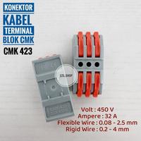 Gambar Konektor Kabel listrik Terminal Block Connector CMK Wago Penyambung Kabel Split Wire Connector - 1 TO 1 dari GTEShop undefined 4 Tokopedia