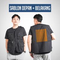 Gambar Rompi Cargo Custom Hitam Multifungsi Tactical Outdoor Vest Lapangan Ohio V2 - A6 HITAM, M dari Ohioprinting undefined 4 Tokopedia