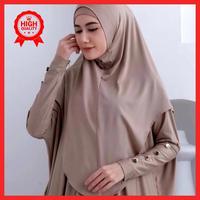 Gambar set gamis keiyra abaya set hijab syar'i keyra jersey premium high quality - KEYRA NAVY dari Balqish Official Store undefined 3 Tokopedia