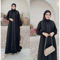 Gambar GAMIS ABAYA TURKEY HITAM BUSUI BORDIR SUNFLOWER MEWAH PAYET SWAROVSKI TERLARIS DIVVSAA.COLLECTION//COD//FREE ONGKIR - RANOV - Hitam, XXL dari RANOV STORE 1 undefined 2 Tokopedia