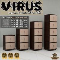 Gambar LEMARI NIMALIS KINGDOM LEMARI VIRUS 4 SUSUN - FULL KREM dari GemilangRasa undefined 5 Tokopedia