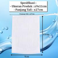 Gambar Kantong Jaring Sabun Mandi Serbaguna Dengan Tali Gantung Pembuat Busa Manual Halus Untuk Batang Soap Foaming Net Souvenir dari BaruchShop undefined 3 Tokopedia