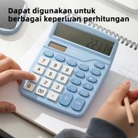 Gambar Deli Kalkulator Meja Desktop Calculator Layar 12Digit Warna Lucu EM221 - Biru dari Deli Stationery Indonesia undefined 3 Tokopedia