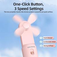 Gambar Promo Goojodoq Ultra Compact Foldable Portable Pocket Mini Fan Kipas Angin Lipat Original - Hitam dari yzdydhc undefined 3 Tokopedia