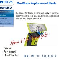 Gambar REFILL NORELCO ONEBLADE QP210/80 REPLACEMENT BLADE MATA CUKUR ONEBLADE BARANG READY, JUMLAH SESUAI YANG ADA DI ETALASE dari Beauty Cant&#39;ik undefined 1 Tokopedia