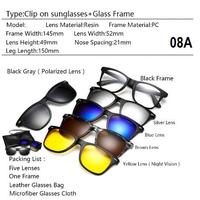 Gambar KACAMATA HITAM KLIP ON 5 IN 1 LENSA HD POLARIZED DENGAN MAGNET + TAS BARANG READY, JUMLAH SESUAI YANG ADA DI ETALASE dari ejenpolo undefined 1 Tokopedia