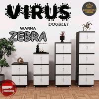 Gambar LEMARI NIMALIS KINGDOM LEMARI VIRUS 4 SUSUN - FULL KREM dari GemilangRasa undefined 4 Tokopedia