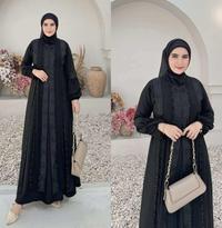 Gambar GAMIS ABAYA TURKEY HITAM BUSUI BORDIR SUNFLOWER MEWAH PAYET SWAROVSKI TERLARIS DIVVSAA.COLLECTION//COD//FREE ONGKIR - RANOV - Hitam, XXL dari RANOV STORE 1 undefined 4 Tokopedia