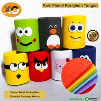 Gambar Kain Flanel Kotak Import Katun Original Premium Per 1 Lembar 25cmx23cm Kain Flanel Kerajinan Tangan DIY Prakarya Kreasi - Coklat Tua dari XO Label undefined 5 Tokopedia