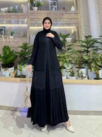 Gambar GAMIS ABAYA TURKEY HITAM BUSUI BORDIR SUNFLOWER MEWAH PAYET SWAROVSKI TERLARIS DIVVSAA.COLLECTION//COD//FREE ONGKIR - RANOV - Hitam, XXL dari RANOV STORE 1 undefined 3 Tokopedia