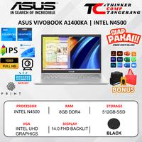 Gambar Laptop Kantor Asus Vivobook 14 A1400KA FHD4512 INTEL N4500 Ram 8GB 512GB SSD FHD Backlit fingerprint Windows 11 - UNIT+BONUS, 8GB+512GB dari THINKER COMP TANGERANG undefined 1 Tokopedia