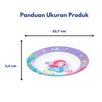 Gambar Onyx Seiv, Piring Makan Cekung 9 inch: Melamin, Aman untuk Makanan, Halal, 1809S Karakter - APL01 dari Onyx Melamin undefined 5 Tokopedia