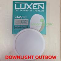 Gambar Luxen Downlight Outbow 24 Watt Lampu Tempel Plafon LED Timbul Tembok Bulat - Putih dari SmartElectric undefined 1 Tokopedia