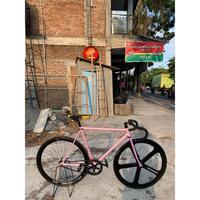 Gambar Paket Rakitan Sepeda Fixie Classic 700C Edisi Jayjo New Best Quality Asli 100% Original - Doltrap-Standar, Pink dari sift-shoped undefined 5 Tokopedia