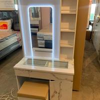 Gambar Meja Rias Rak Rias Meja Make Up Rak Dandan Lampu Led Minimalis dari MeubelKu Bandung undefined 3 Tokopedia