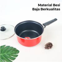 Gambar Panci Saucepan 18cm Tutup Kaca (Maslon) dari manolistore undefined 2 Tokopedia
