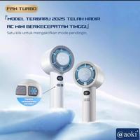 Gambar Kipas Angin Turbo Mini AC Cool Pro,super sejuk,angin kencang/handheld Fan Layar digital AF 207T warna Hijau Merah dari MIKENSO SHOP undefined 1 Tokopedia