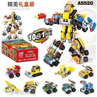 Gambar Terlaris Mainan Robot Gabungan 10 in 1 Series - Optimus dari olshopplace3 undefined 3 Tokopedia