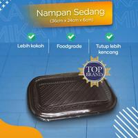 Gambar MIKA NAMPAN KUE SEDANG @10 PCS MIKA NAMPAN ALAS COKLAT TUTUP BENING - Tatakan dari Libra Pack undefined 4 Tokopedia