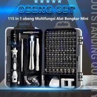 Gambar TOOL SET 115 IN 1 MULTIFUNGSI OBENG SET SERVICE SCREWDRIVER HANDPHONE LAPTOP ELEKTRONIK / MATA OBENG 115IN1 MINI KECIL COMPACT PORTABLE HP Lengkap Peralatan Perbaikan Barang Elektronik Sepeda Motor Mobil Kulkas Lemari kacamata Komputer dari variasi kendraan 009 undefined 4 Tokopedia