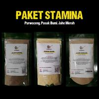Gambar Paket Wedang Jamu Stamina Purwoceng Bubuk Pasak Bumi Bubuk Jahe Merah Bubuk Asli Original Organik dari Yunafshop09 undefined 1 Tokopedia