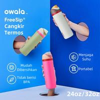 Gambar 【COD】Owala FreeSip 32-Ounce (945ml) Insulated Stainless-Steel Water Bottle-Neo Sage - Can You See Me, 24OZ(710ml) dari Curry official Shop undefined 3 Tokopedia