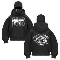 Gambar CHILDHOOD Hoodie Balaclava Zipper Reflektif Sablon Nyala Frenemy Jaket Boxy Hitam Pria Wanita - M, Zipper Besi dari CV IndoHansStore undefined 1 Tokopedia