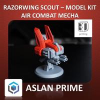 Gambar RAZORWING AIR COMBAT MECHA MECH MODEL KIT POSEABLE JOINTED ACTION FIGURE 3D Print Custom Color Mainan Toy Toys Hobi Hobby Hobbies Figur Artikulasi Pose Printing Cetak Viral Aksesoris Gundam Gunpla snap fit joints articulation Vehicle Kendaraan Aksi - Solid Black, Red dari Aslan 3D Prime undefined 1 Tokopedia