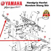 Gambar Handgrip Hanfat Gas Stang Stir Grip XeonRC Xeon GT 125cc Ori Asli Yamaha dari Setia Motor Baru Grup Yamaha undefined 3 Tokopedia