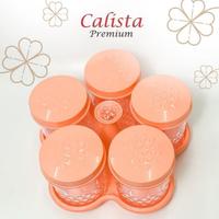 Gambar TERLARIS Toples Calista 5 DAUN / Wadah Tempat Snack Makanan/Toples Set Kue Lebaran 6 in 1 Calista - Biru dari ELLA PAYU undefined 1 Tokopedia