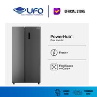 Gambar Modena Kulkas Side by Side 467L PowerHub Inverter RF4671SADS dari UFO Elektronika Malang Sutoyo undefined 3 Tokopedia
