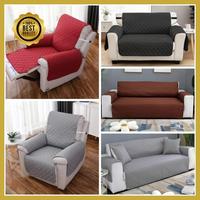 Gambar cover sofa protector 1/2/3 seater sarung sofa protektor best quality - Maroon, 3 seater dari Desma Official Store undefined 2 Tokopedia