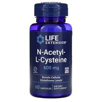 Gambar Life Extension N Acetyl L Cysteine 600mg , 60 Capsules, Glutathione , 100% ORI USA Suplemen ASLI dari IndonesiaKeto undefined 3 Tokopedia