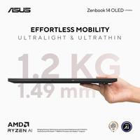 Gambar ASUS Zenbook 14 OLED UM3406KA-OLEDS7311M Ryzen AI 7 350 32GB 1TB W11 OHS Microsoft 365 Basic Jade Black dari Blessing Computer Bali undefined 4 Tokopedia