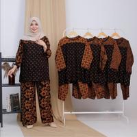 Gambar ( ALZA ) One set jumbo ld 130cm terbaru kekinian premium one set jumbo lebaran one set jumbo wanita kekinian lebaran 2025 setelan wanita terbaru 2025 kekinian set viral p1 - Jumputan  Biru dari Yudhi.olshop17 undefined 3 Tokopedia