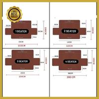 Gambar cover sofa protector 1 2 3 seater sarung penutup microfiber waterproof best quality - Abu-abu, 1 Seater dari Desma Official Store undefined 3 Tokopedia