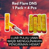 Gambar INSTAN KEMBANG API RED FLARE DNS - RED HAND FLARE MARINE RED FLARE SIGNAL LARIS dari yuinvoas undefined 1 Tokopedia