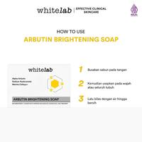 Gambar Sedia! Whitelab Arbutin Brightening Soap - Sabun Pencerah Wajah Dan Badan Dengan Arbutin, Niacinamide, Hyaluronic & Collagen [BPOM] Ori!! dari tokoramepole undefined 5 Tokopedia