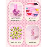 Gambar Mainan Make Up Set Anak Girl Pretend Play Makeup Mainan Kosmetik Anak Perempuan Murah - Ungu+sticker dari Ms Joo Store undefined 4 Tokopedia