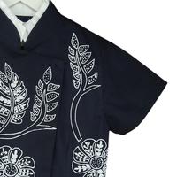Gambar Aruna Java Luminous Janggan Shortsleeves Kembang Wuyung Navy - M dari Aruna Creative Indonesia undefined 3 Tokopedia