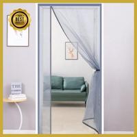 Gambar tirai magnet pintu kamar anti nyamuk lalat magic net polos buka kiri kanan 90cm 100cm best produk - 100 x 210 cm, Kiri Hitam dari Desma Official Store undefined 4 Tokopedia