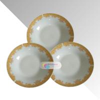 Gambar TERLARIS Piring Makan Keramik Lusinan 12 pcs Murah / Piring Keramik 1 Lusin 12 pcs - 1/2 Lusin dari ELLA PAYU undefined 3 Tokopedia