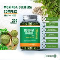 Gambar Moringa Oleifera Complex 200 Capsules Forestry Kapsul Daun dan Biji Kelor dari Forestry Store_NEW undefined 1 Tokopedia