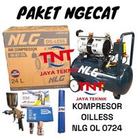 Gambar KOMPRESOR ANGIN OIL LESS 3/4HP / KOMPRESOR IZUMI OL 07-24 OILLESS -Click Heaven - PAKET LENGKAP  dari Click Heaven undefined 3 Tokopedia