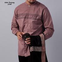 Gambar Baju Koko Pria Koko Kurta Pakistan Busana Muslim Lengan Panjang Modern - KOKO PJG 01, M dari Initial.R undefined 1 Tokopedia