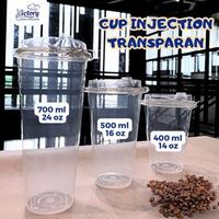 Gambar Gelas Injection/ Thinwall Cup Bening Transparan + tutup / Cup Injection Merk VICTORY 12oz(380ml), 14oz (400ml), 16oz (500ml) (1slop isi 25pcs) - Kota Manado - 12oz+tutup dari Hero Plastik undefined 3 Tokopedia